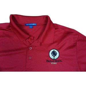 Paula Deen Store Polo Size Large Red  Embroidered Logo